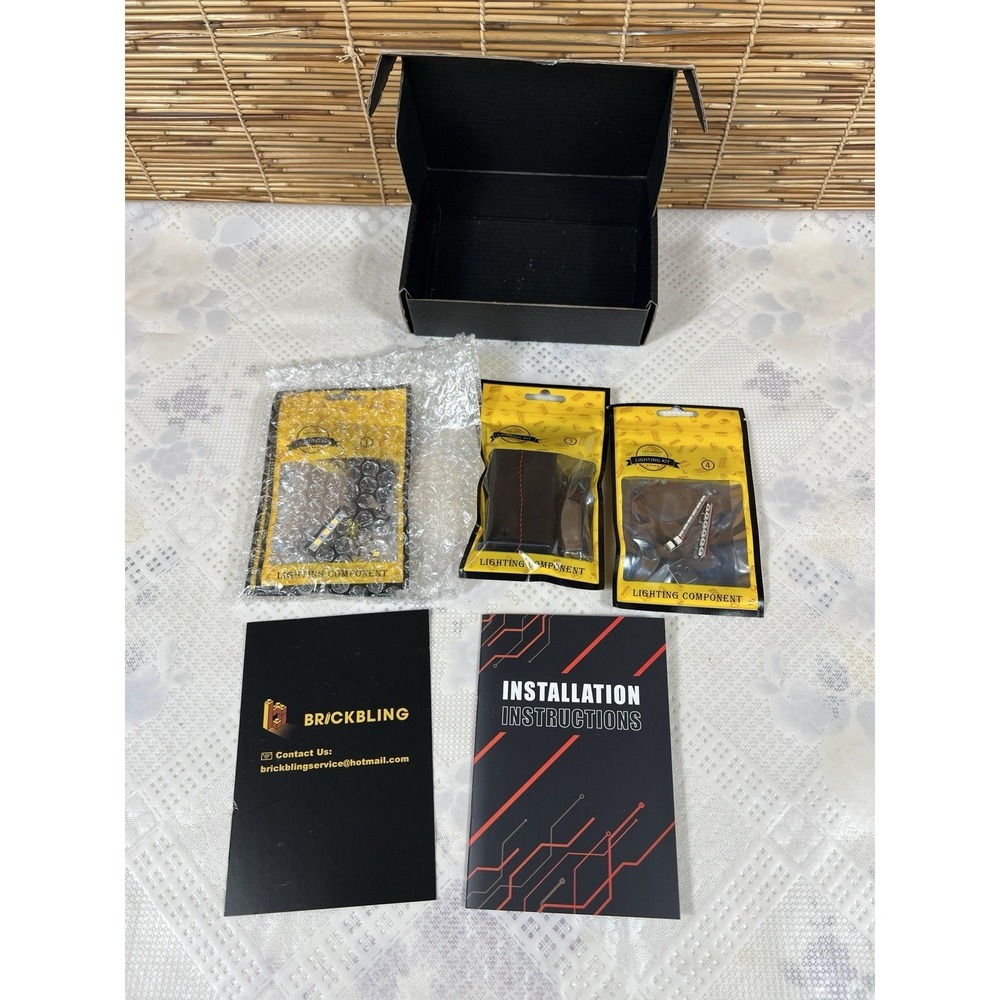 BrickBling Light‎ Kit Compatible with Lego Triwizard box & instructions 76440